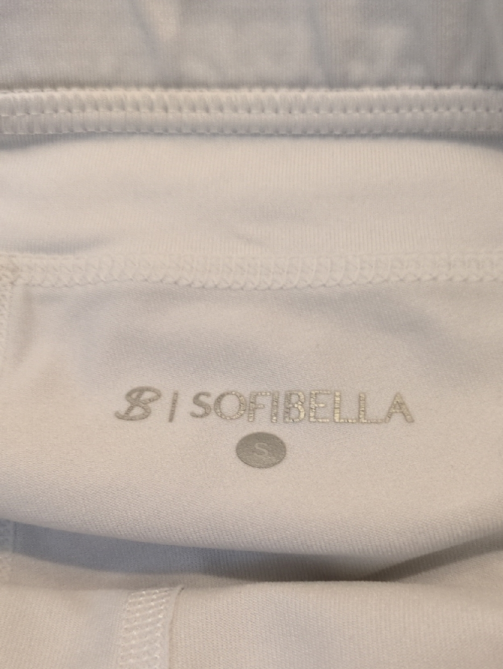 Sofibella Tennis Skirt Blue Tie-Dye Ruffle Skirt with Pink Accent, Size Small - Picture 3 of 10